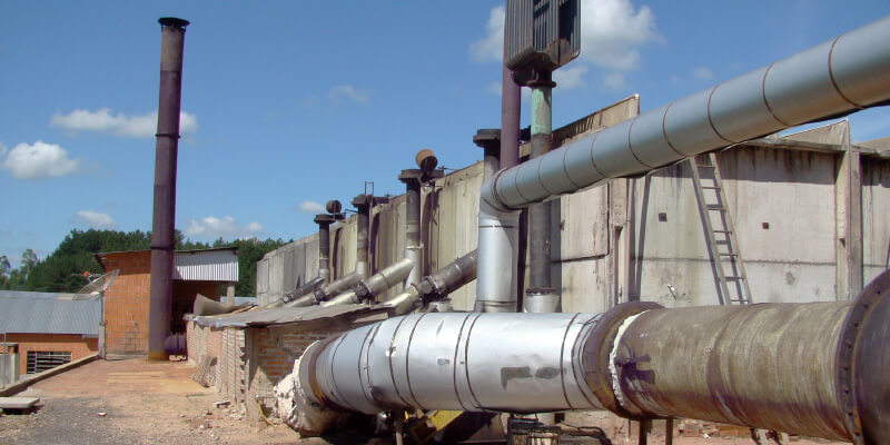 Extração de gases